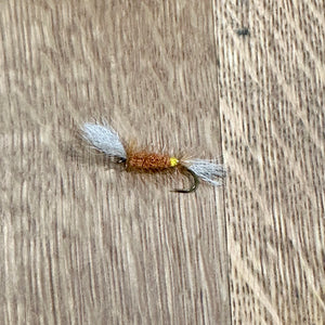 Brown Cigar Bomber Salmon Fly flies Shadow Flies #10  