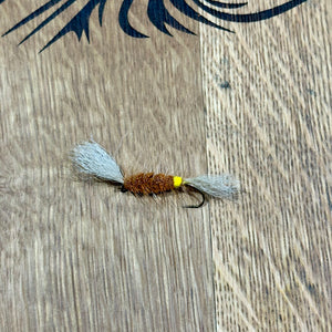 Brown Cigar Bomber Salmon Fly flies Shadow Flies #8  