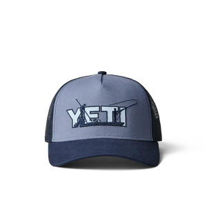 Skiff Trucker Hat  Yeti Dark Blue  