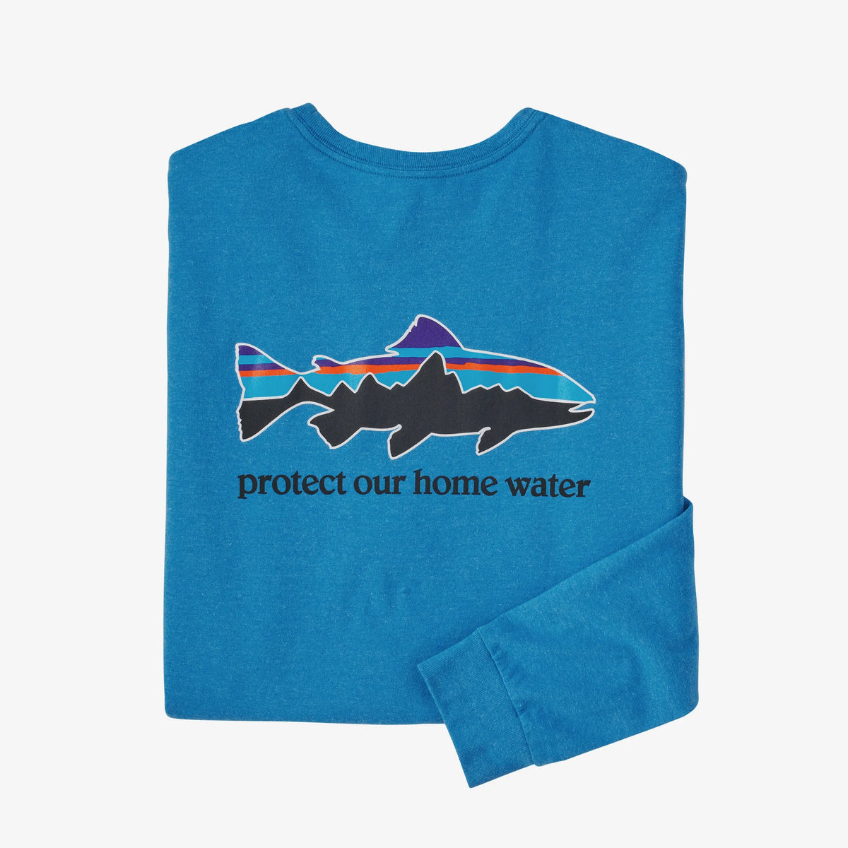Patagonia L S Home Water Trout Responsibili Tee SALE Twinpeakesflyfishing