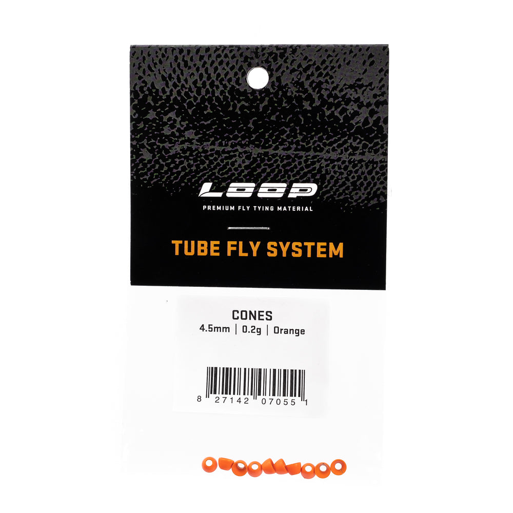 LOOP - Cones Cones Loop Fly Tying 4.5mm Orange 