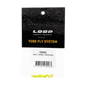 LOOP - Cones Cones Loop Fly Tying 5mm Chartreuse 