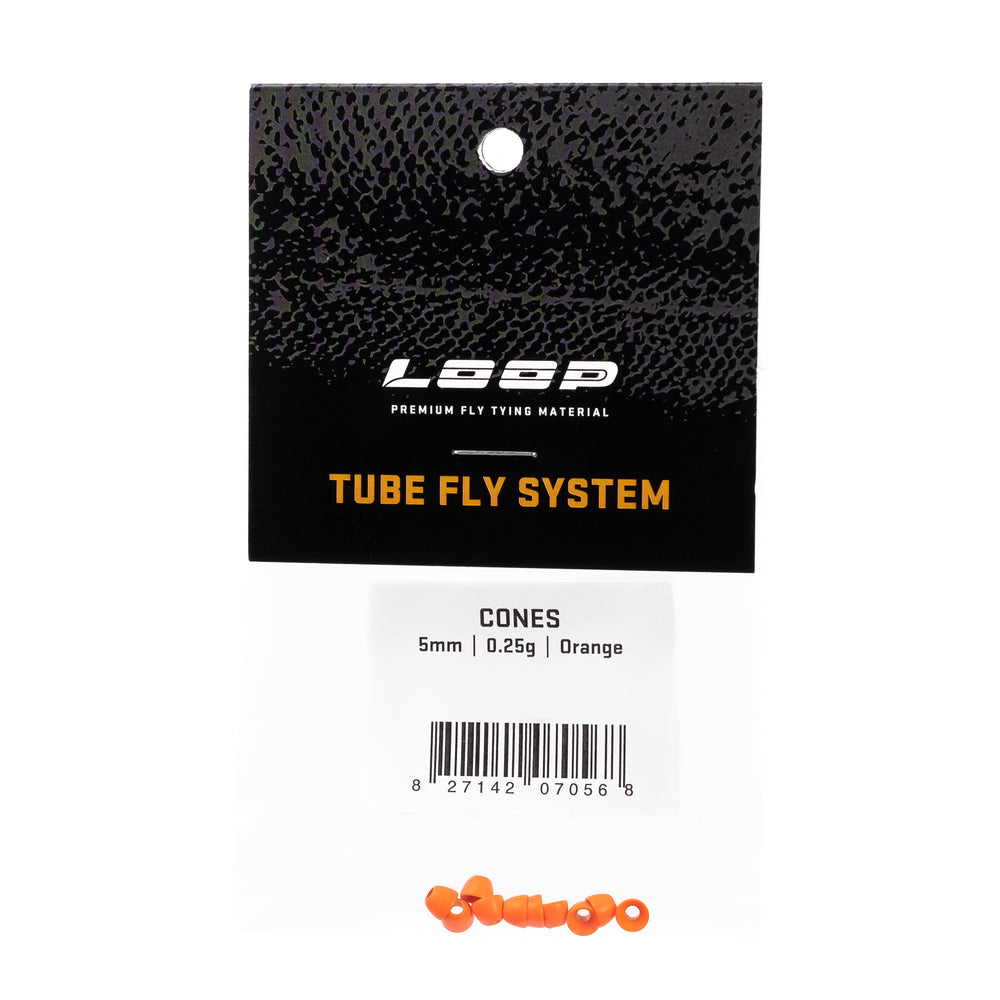 LOOP - Cones Cones Loop Fly Tying 5mm Orange 