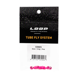 LOOP - Cones Cones Loop Fly Tying 6mm Pink 