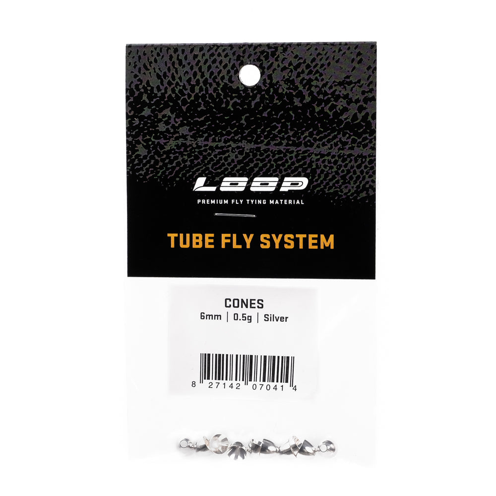 LOOP - Cones Cones Loop Fly Tying 6mm Silver 