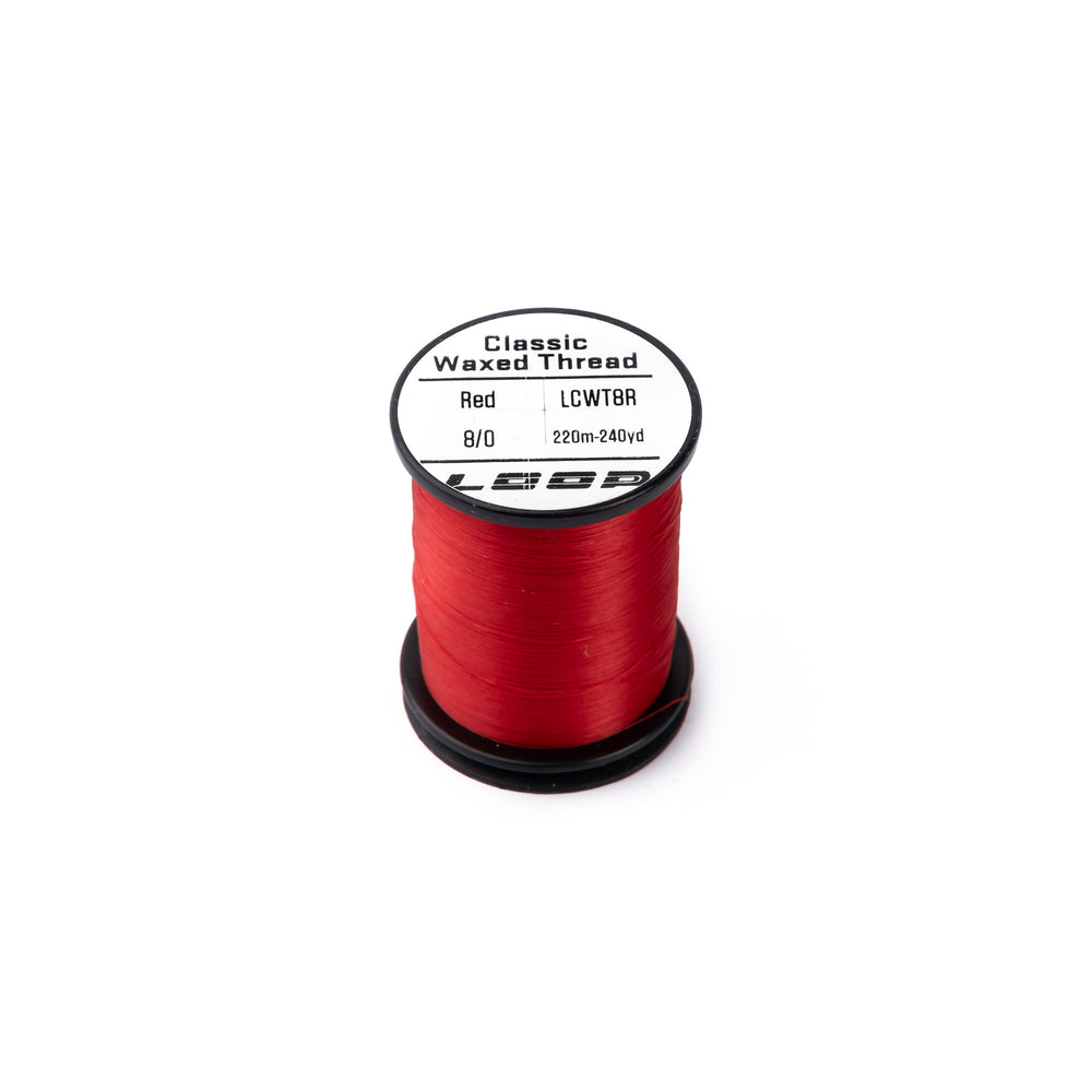 Classic Waxed Thread 8/0 Variable Loop Fly Tying Red  