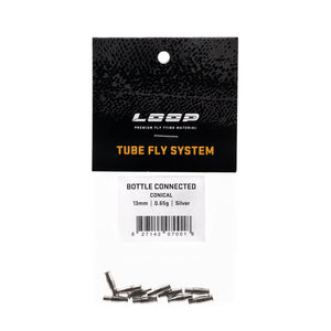 LOOP Bottle Connected (conical) Fly Tying Loop Fly Tying 13mm Silver 