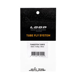 LOOP - Tungsten Tubes tungsten tubes Loop Fly Tying 6mm Silver 