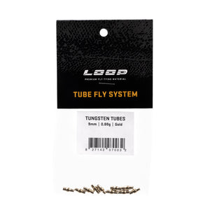 LOOP - Tungsten Tubes tungsten tubes Loop Fly Tying 9mm Gold 