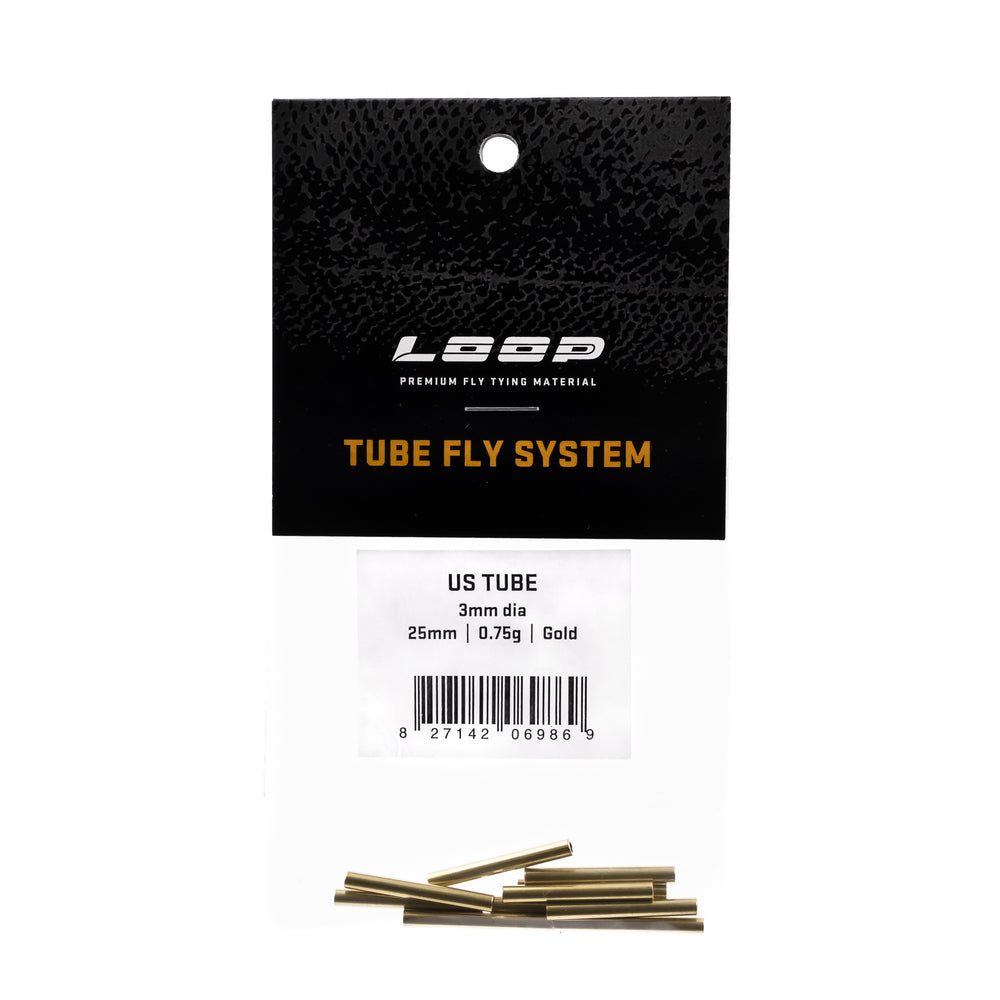 LOOP - US Tube US tube Loop Fly Tying 25mm Gold 