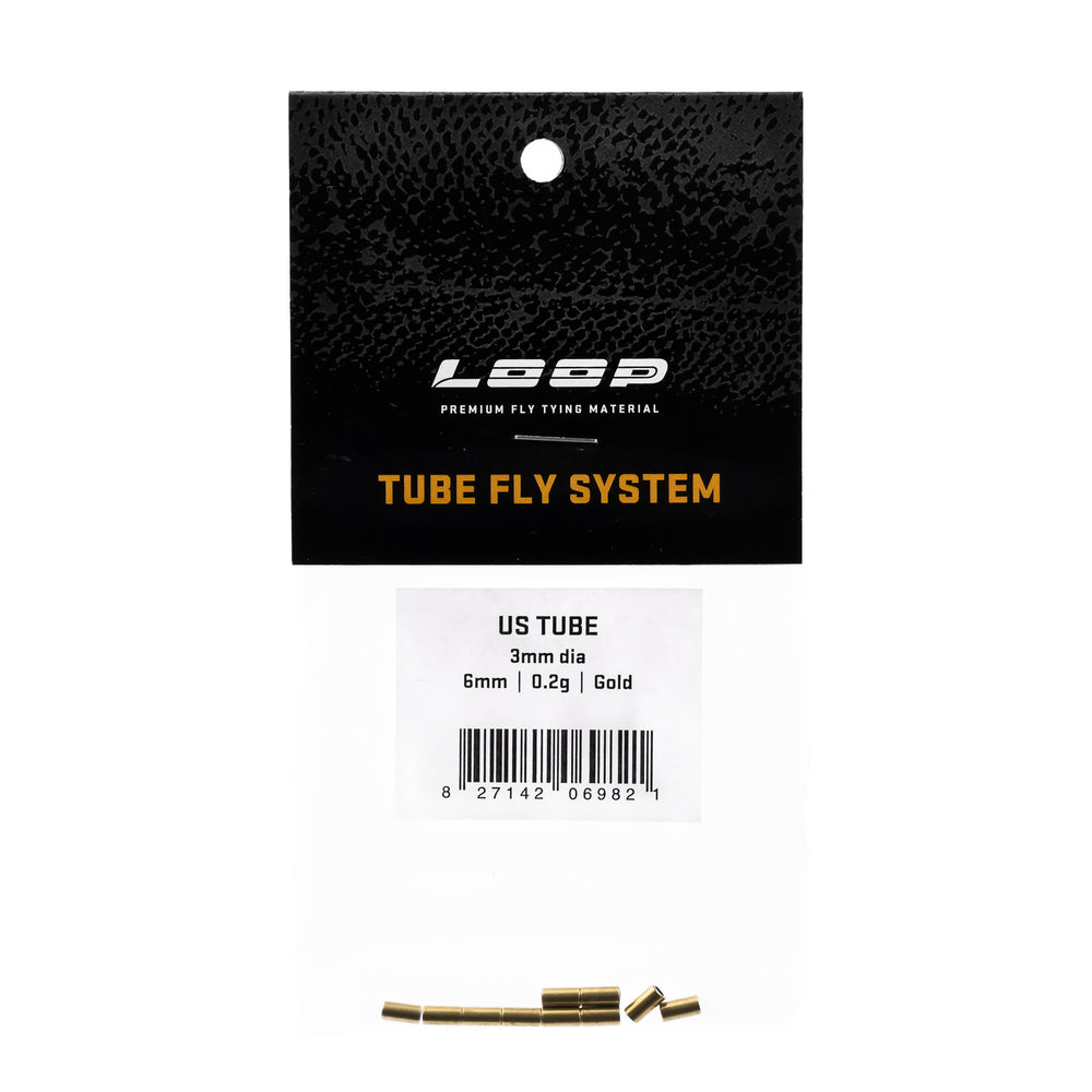 LOOP - US Tube US tube Loop Fly Tying 6mm Gold 