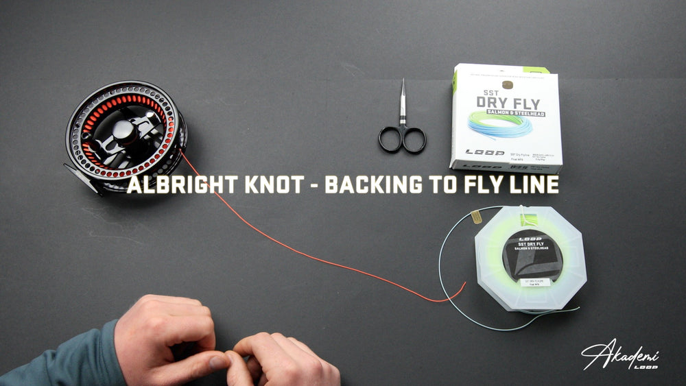 HOW TO - Tie the Albright Knot for connecting backing on to the fly line