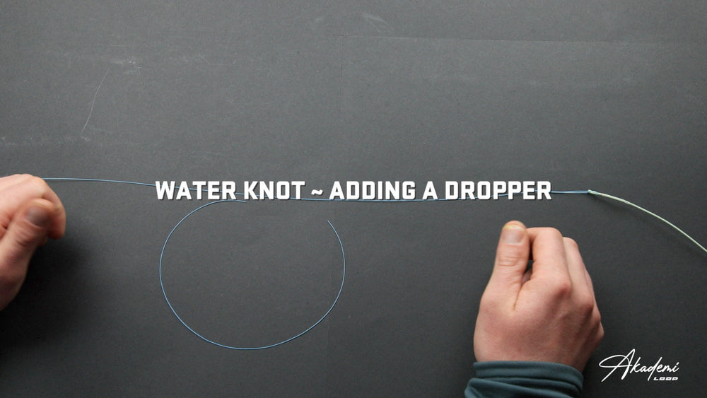 HOW TO - Tie a water knot for adding a dropper