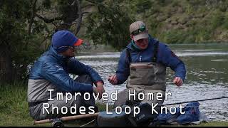 HOW TO - Tie the improved homer Rhodes knot – Twinpeakesflyfishing