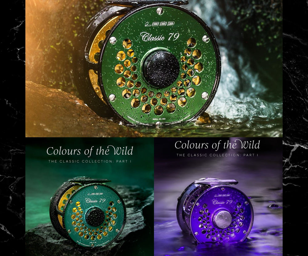 classic designed fly reels Redington Trout 4/5/6 Reel curve polished handle Coloured Classic Reel Twinpeakesflyfishing