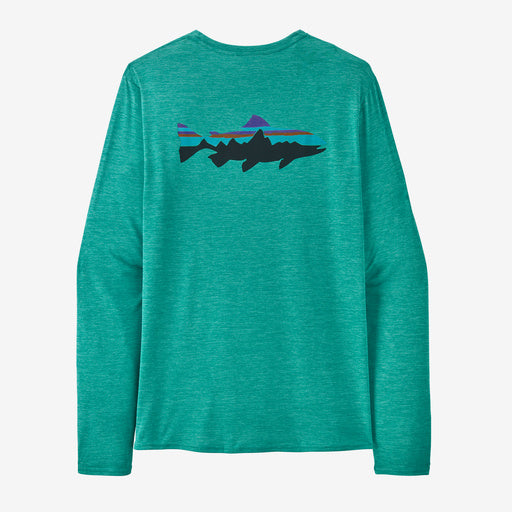 Men's Long-Sleeved Capilene® Cool Daily Fish Graphic Shirt T-shirt Patagonia   
