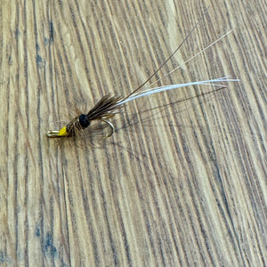 Black Frances Double - Gold Hook flies Shadow Flies 12  