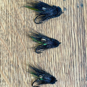 Chartreuse DB Muddler flies Shadow Flies   