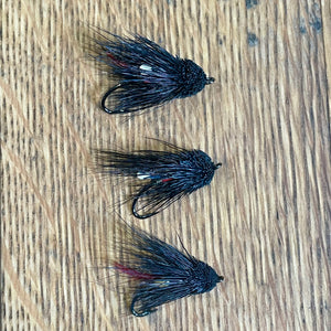 Black DB Muddler flies Shadow Flies   