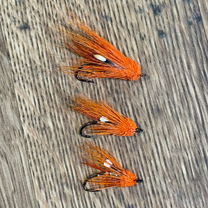 Orange DB Muddler flies Shadow Flies   