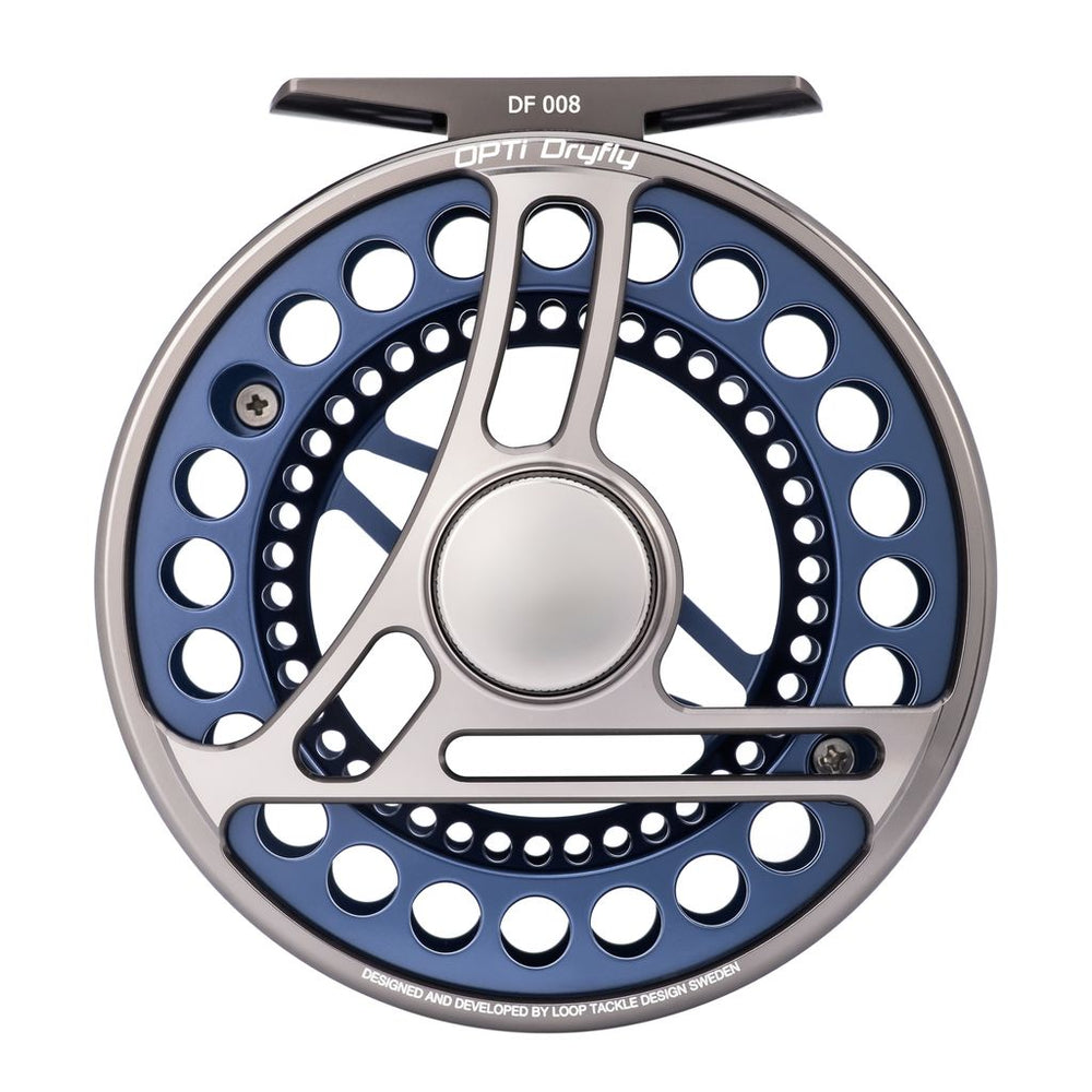 Opti Reel - Colours Of The Wild - Arctic Blue reel LOOP Tackle #5 Dryfly