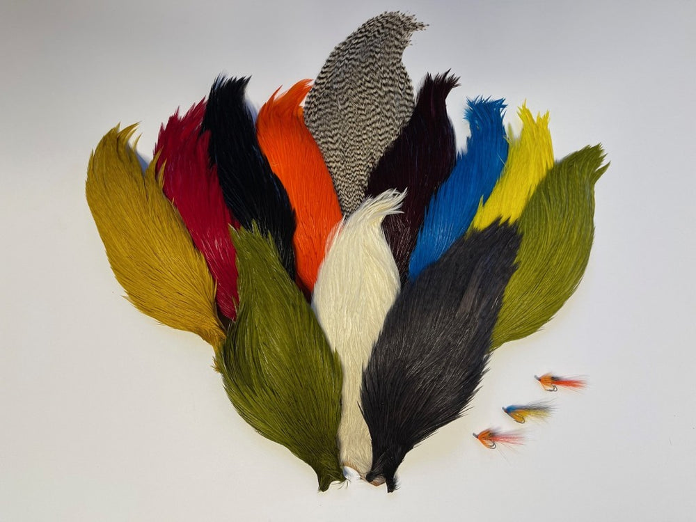 Veniard Premium Cock Capes Fly Tying Veniards Blue Dun