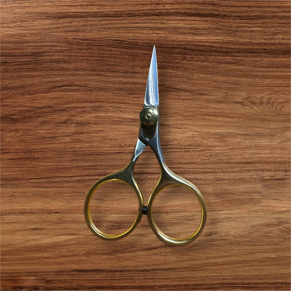 Gold Loop Razor Scissors - With tension adjuster – Twinpeakesflyfishing