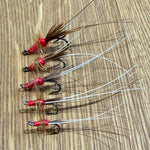 Red Frances Double flies Shadow Flies   