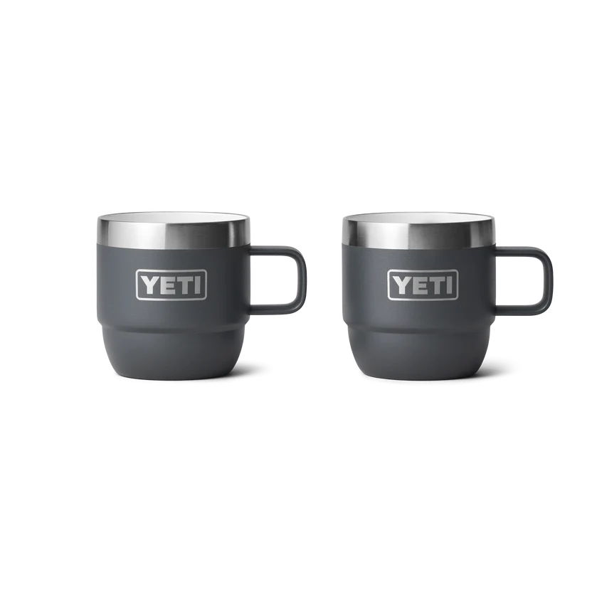 YETI Rambler 6 Oz Espresso Mug (2 Pack) yeti Yeti charcoal  