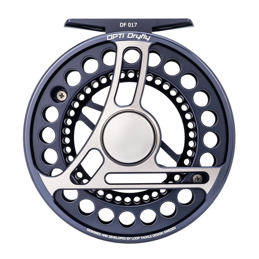 Opti Reel - Colours Of The Wild - Storm Blue reel LOOP Tackle #5 Dryfly