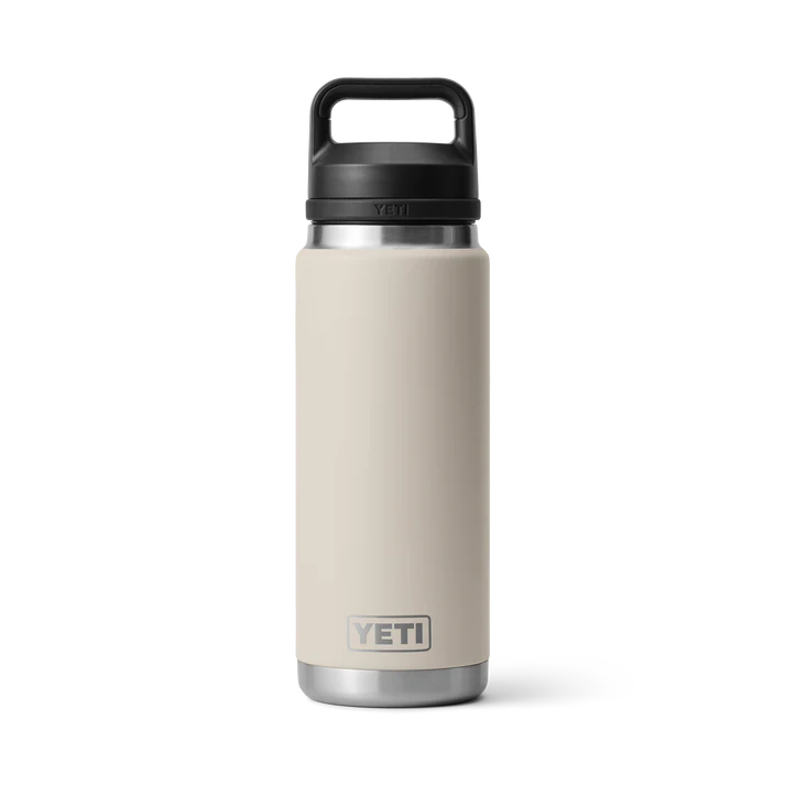 Rambler 26 oz Bottle Chug Variable Yeti Cape Taupe