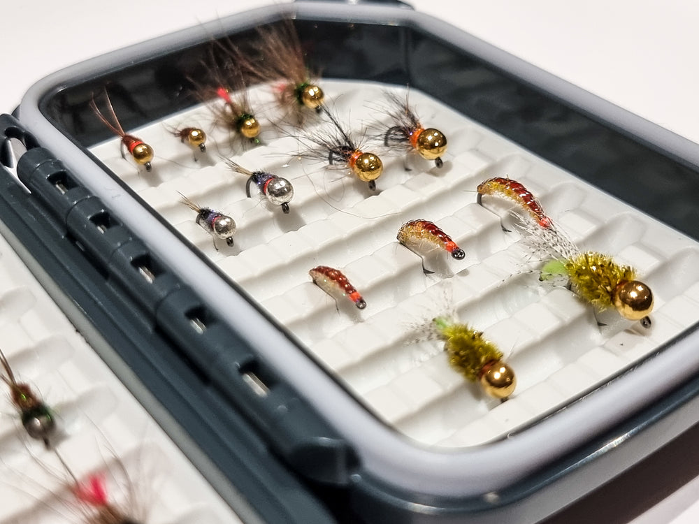 Trout selection box - Opti 110 variable Twinpeakesflyfishing   