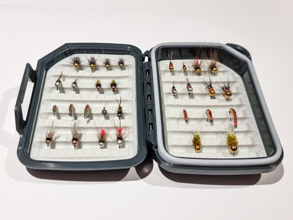 Trout selection box - Opti 110 variable Twinpeakesflyfishing Trout nymph box  
