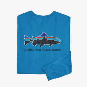 Patagonia L S Home Water Trout Responsibili Tee SALE