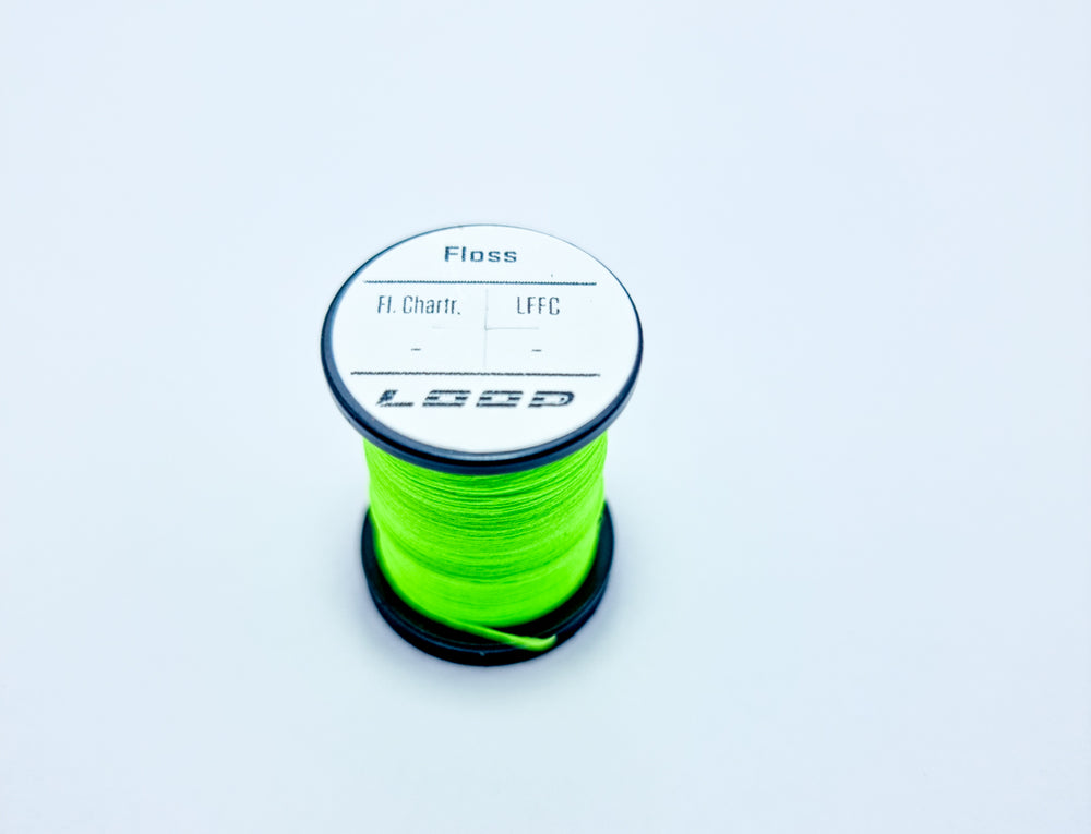 Floss Variable Loop Fly Tying Fluoro Chartreuse  