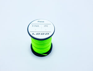 Floss Variable Loop Fly Tying Fluoro Chartreuse  