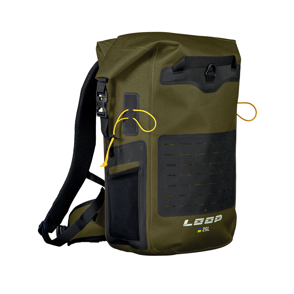 Dry Backpack 25L simple Loop Bags Spruce Green  