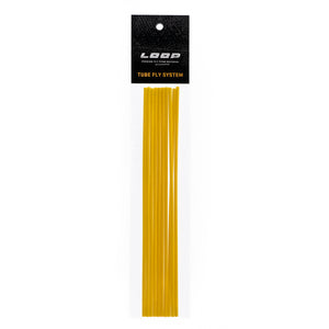 LOOP - Outer Tubing 3mm Fly Tying Loop Fly Tying Yellow (milk)  