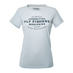 Womens Connecting Flyfishers T-shirt, White