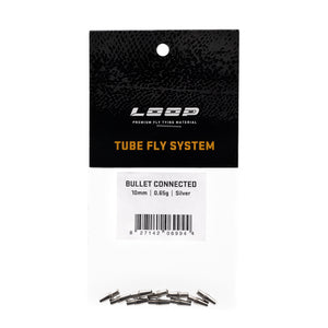 LOOP - Bullet Connected bullet tubes Loop Fly Tying 10mm Silver 