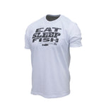 Eat Sleep Fish T-Shirt White variable Loop T-Shirts XS  